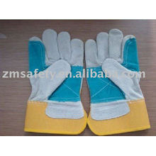 construction worker leather safety glove